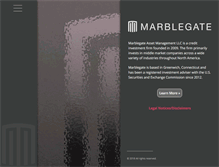 Tablet Screenshot of marblegate.com